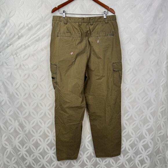 Carhartt Tall Force Tappen Cargo Pants Relaxed Fit Dark Khaki Mens Size XLT - Picture 3 of 16